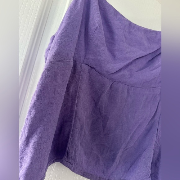 American Eagle purple crop top - Picture 2 of 8